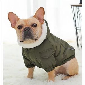 Dog Winter Hoodie Jacket